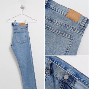 Weekday Friday Slim Cut Jeans Natas Blue Jeans Mens W 32 L 34